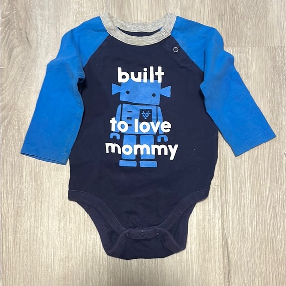 4/$30 Blue Robot Baby Onesie - Picture 1 of 1